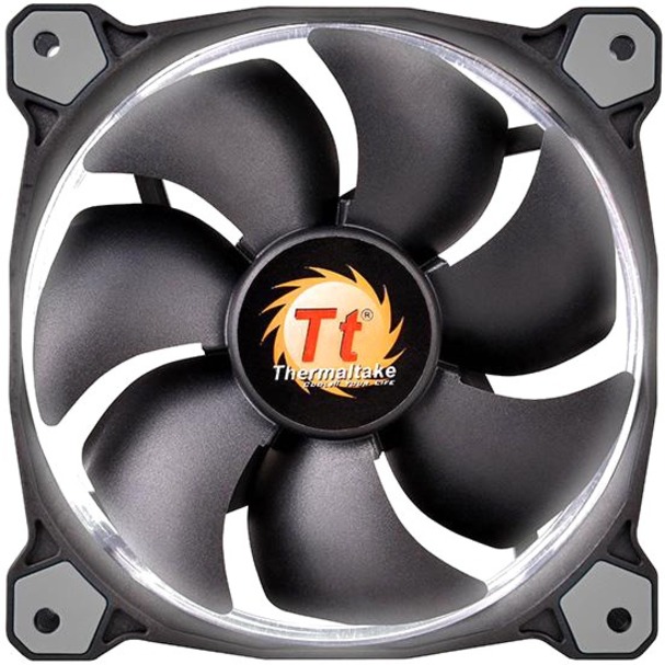 RIING 120MM CASE/RAD FAN, WHITE, 3 PACK