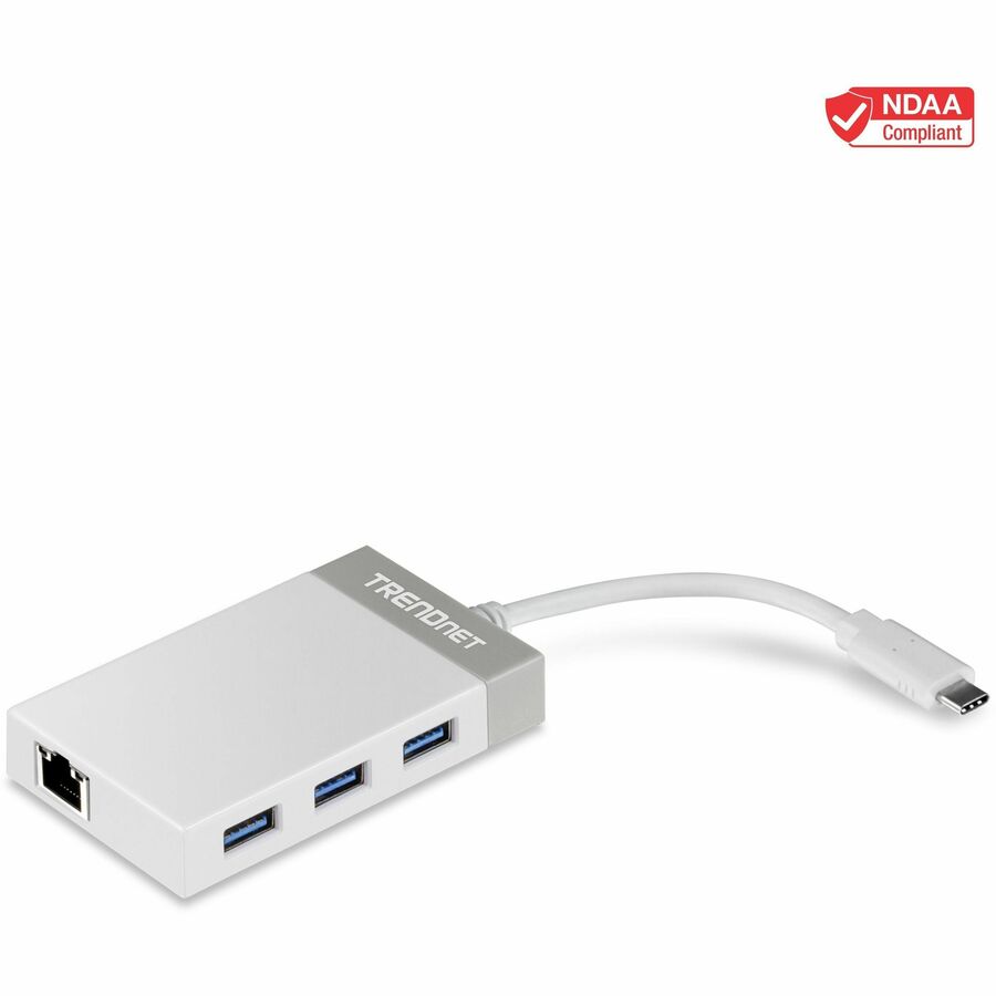 USB-C TO GIGABIT ETHERNET ADAPTER + USB HUB