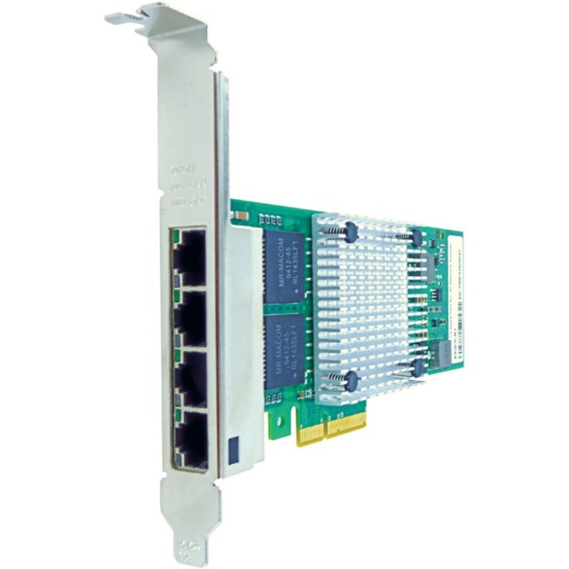 AXIOM 10/100/1000MBS QUAD PORT RJ45 PCIE X4 NIC CARD FOR LENOVO - 7ZT7A00535 -MA