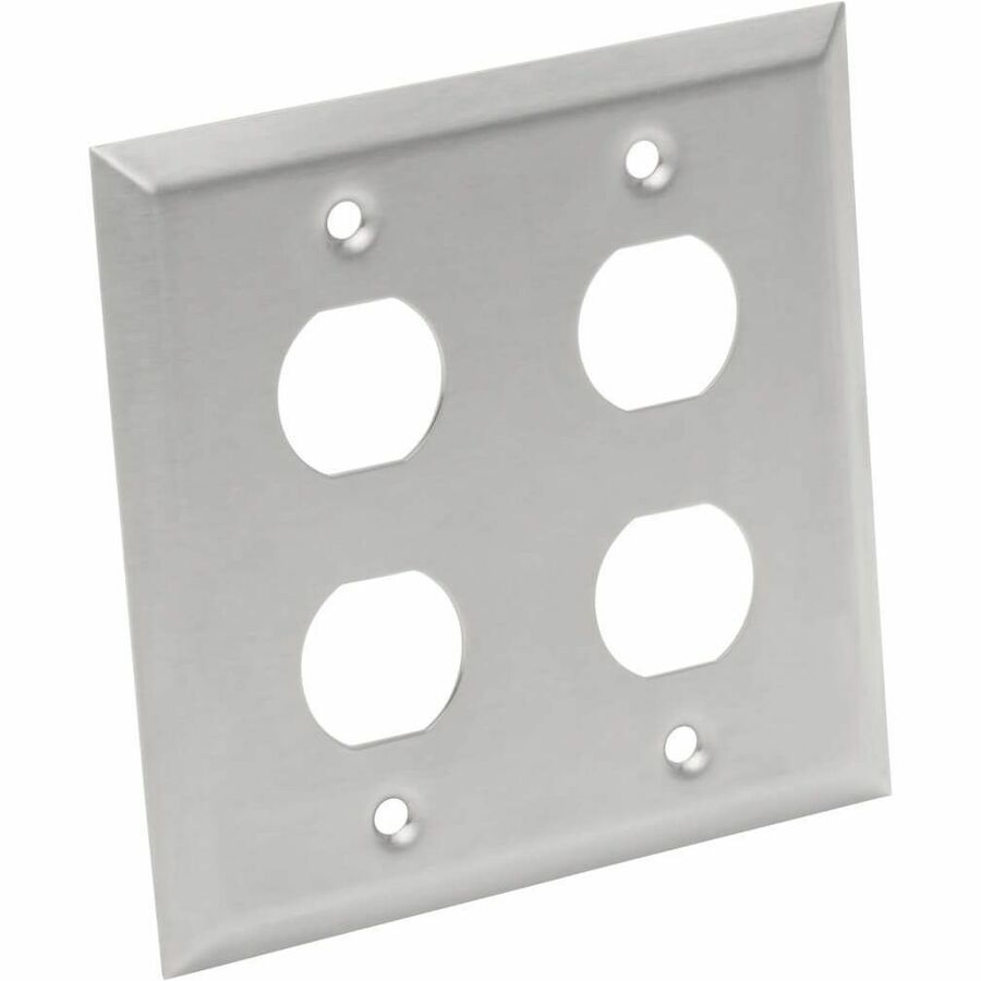 RJ45 Bulkhead Wall Plate 4 Cut