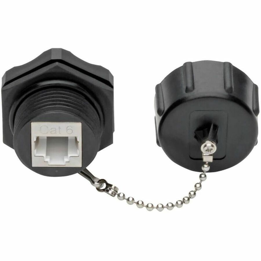 EATON TRIPP LITE SERIES KEYSTONE JACK CAT6/CAT5E, RJ45, SHIELDED, DUST CAP, INDU