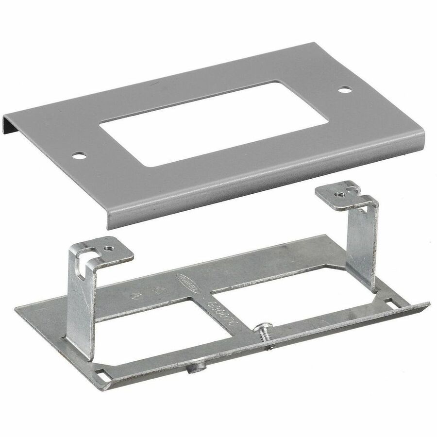 RACEWAY, PLT, RCPT OPEN, HBL3000 SER, GY - SCRATCH RESISTANT FINISH - REMOVABLE