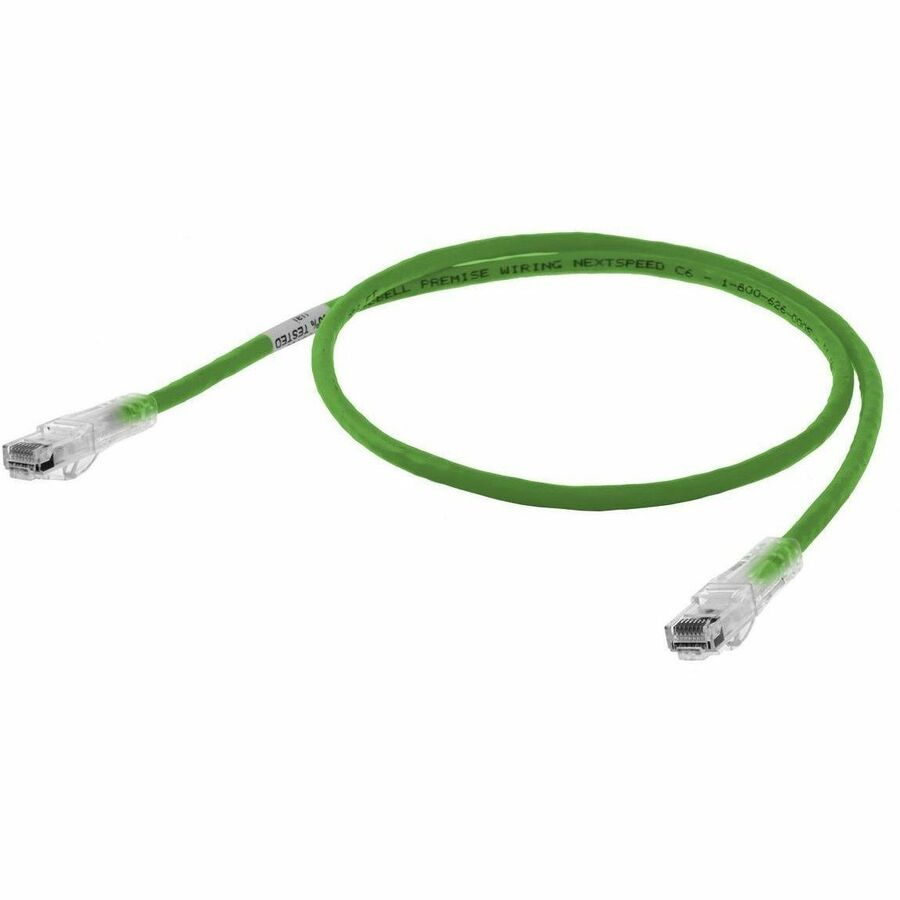 P-CORD, NEXTSPEED,CAT6,SLIM,GN,20FT