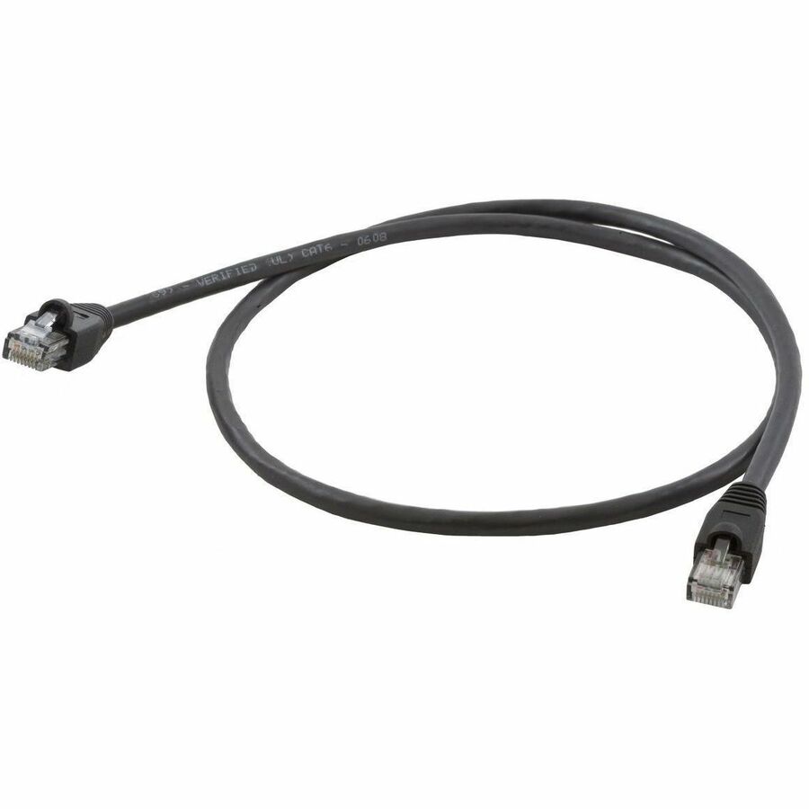 P-CORD, HI-IMPACT,6,BK,RJ45-RJ45,3