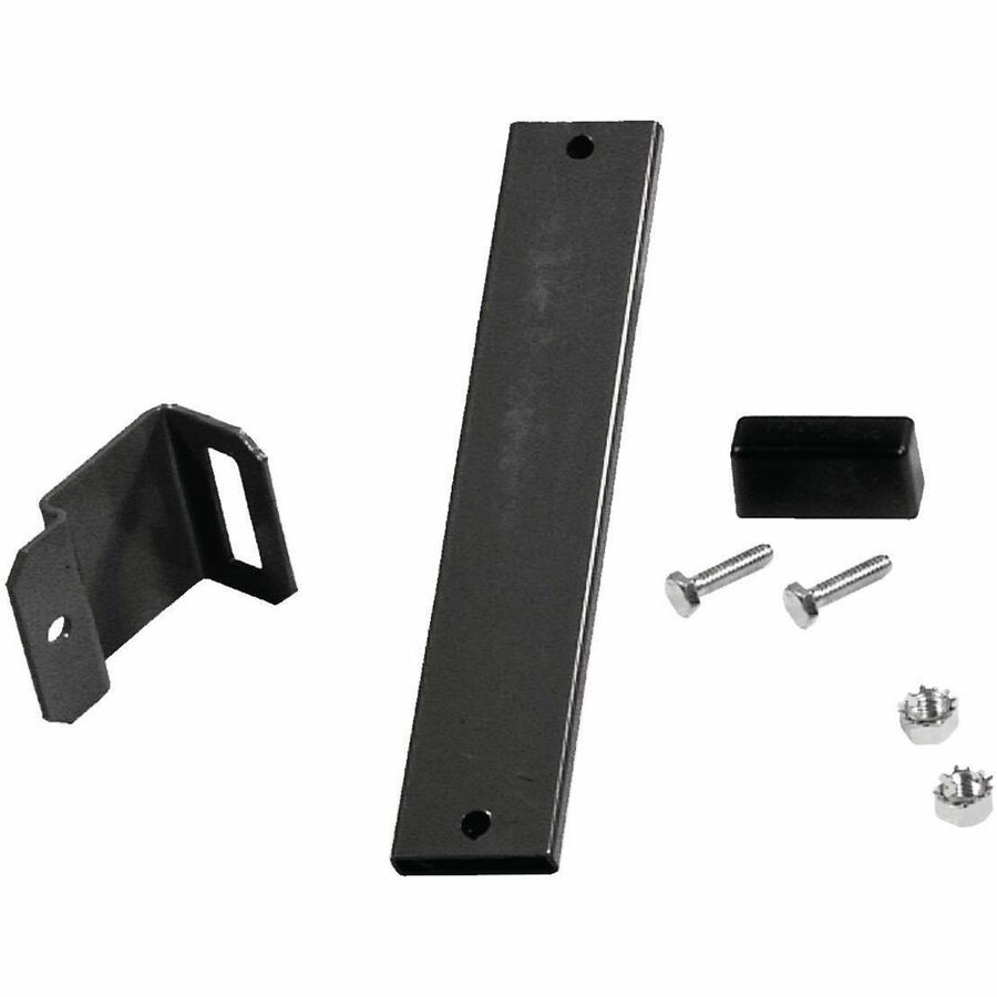 CABLEMGT,LAD-RCK,2 RETAING POSTS, 10,BK