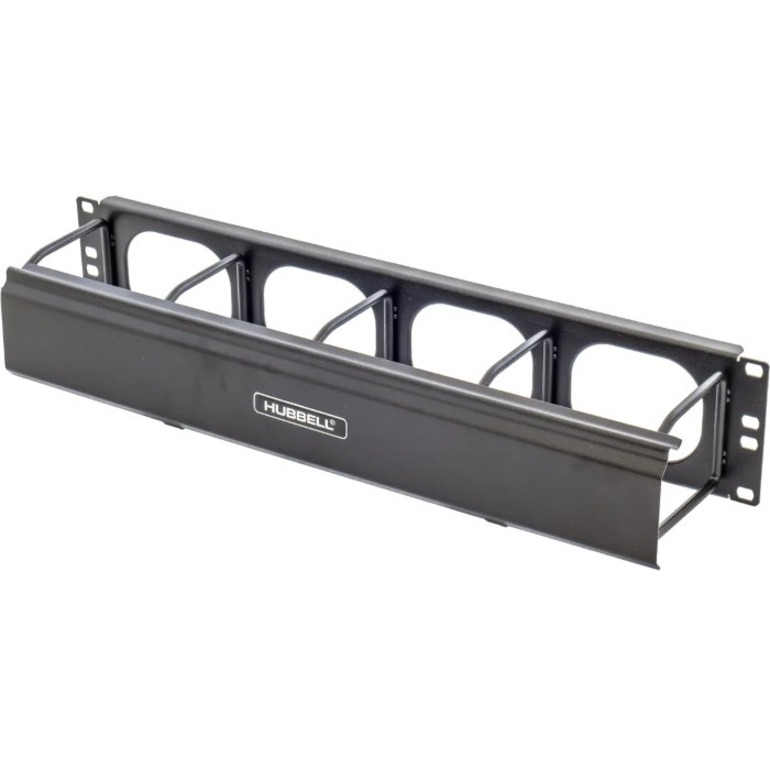 HRZ CBL MGR,M SER,2U,4EXT,CVR,BLK