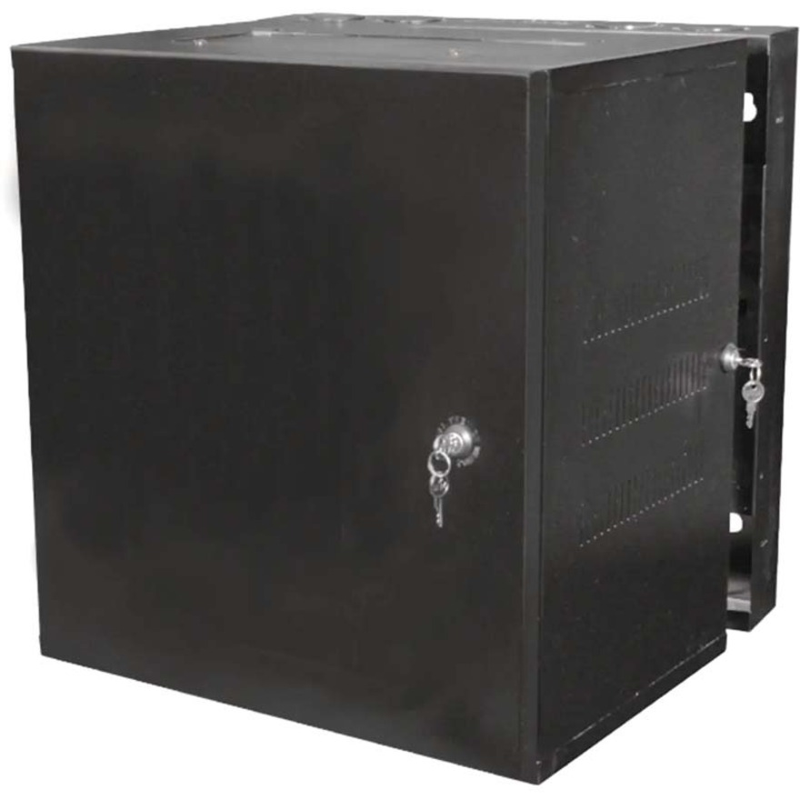CABINET, QUADCAB,WALLMNT,2HX20D,SOL,BK
