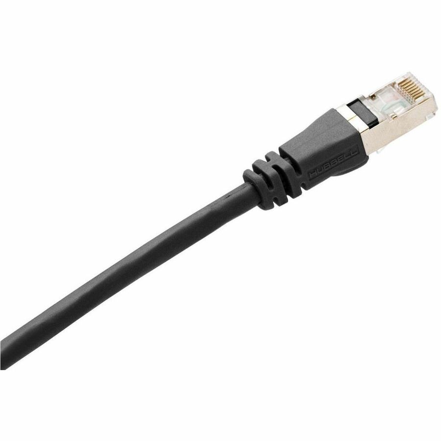 P-CORD, 10G, SHD,PC6A,BK,10 FT
