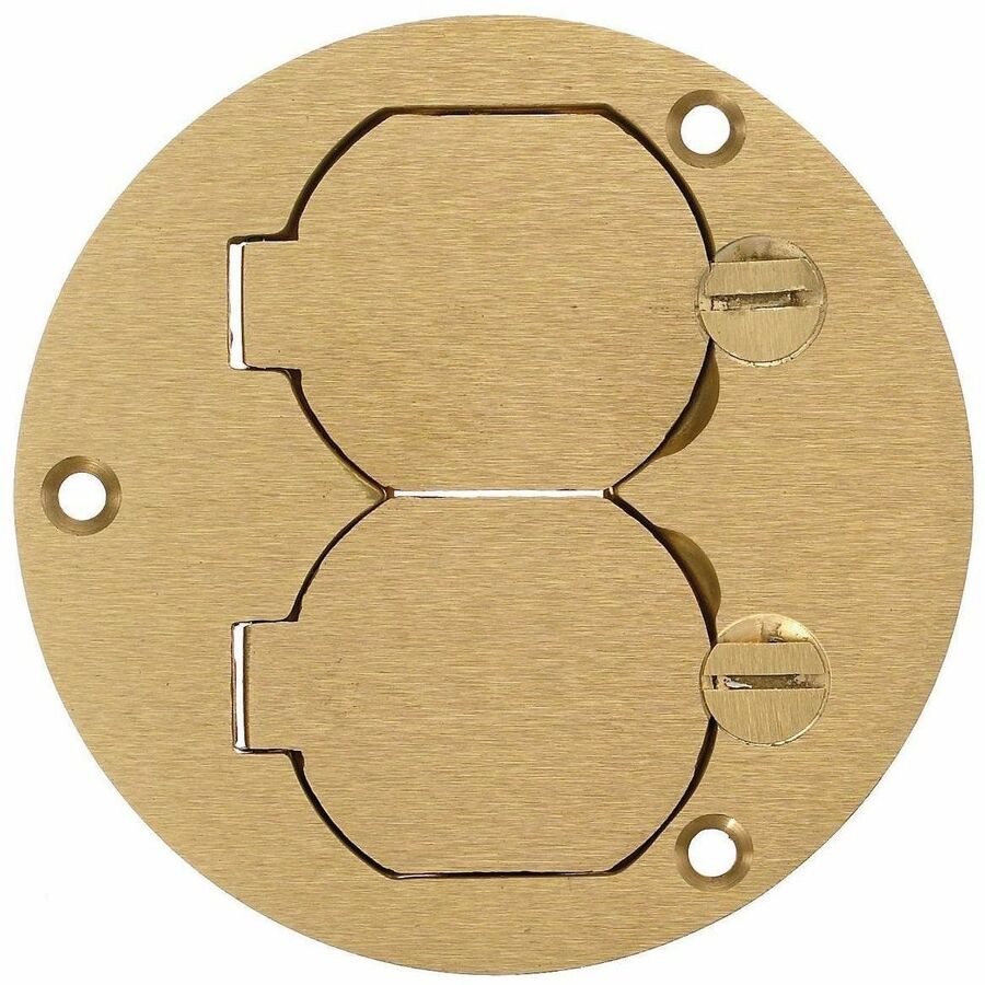 F-BOX CVR, RND, DUP FLAP, BRS