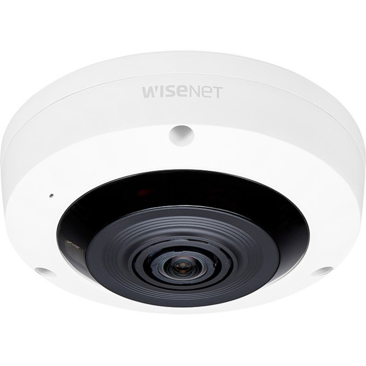 WISENET X POWERED BY WISENET 5 NETWORK INDOOR FISHEYE (WHITE COLOR), 6MP CMOS SE