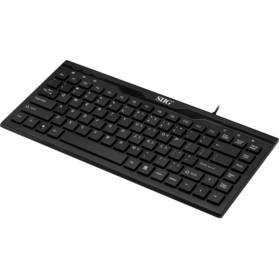 INDUSTRY STANDARDS COMPACT SPACE SAVING MINI-SIZE KEYBOARD WITH 87-KEY QWERTY KE
