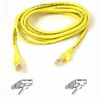 3' Cat6 Snagless Patch Cbl YLW