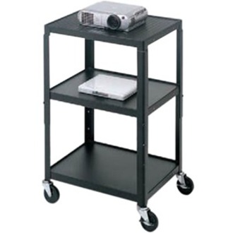 AV CART, ADJ TOP SHELF, 4 CASTERS