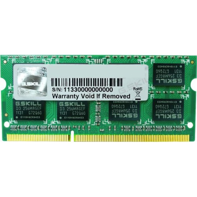 G.SKILL SQ 8GB (1x8GB) DDR3 1600MHz CL10 1.50V Laptop Memory (F3-1600C10S-8GSQ)