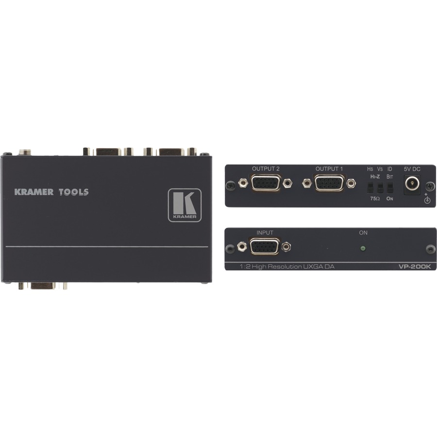 THE VP-200K IS A DISTRIBUTION AMPLIFIER FOR COMPUTER GRAPHICS SIGNALS UP TO AND