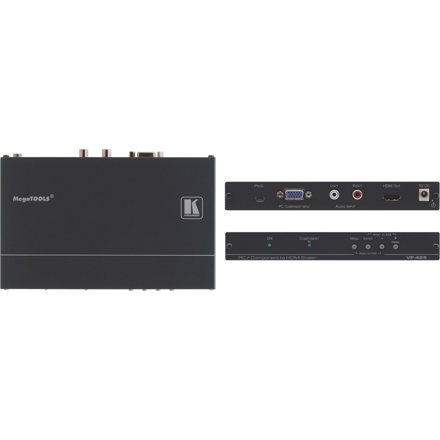 THE VP-425 IS A HIGH-PERFORMANCE DIGITAL SCALER FOR COMPUTER GRAPHICS VIDEO AND