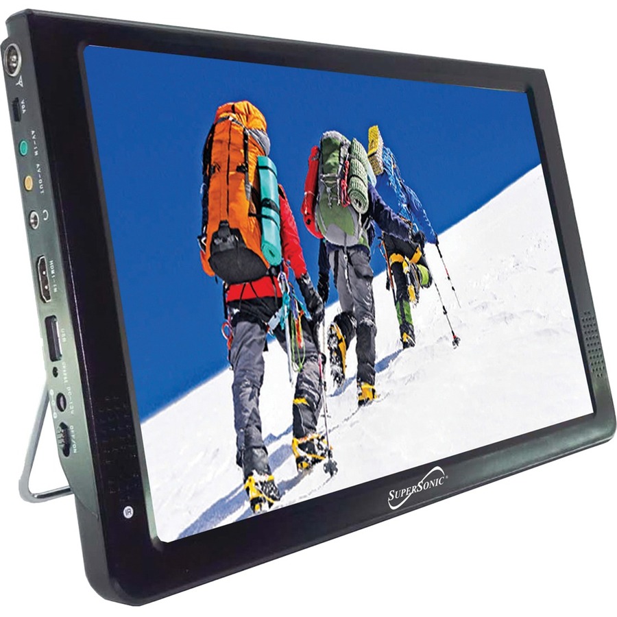 12IN WIDESCREEN LED TV BUILT-IN DIGITAL TV TUNER BUILT-IN LITHIUM RECHARGEABLE B