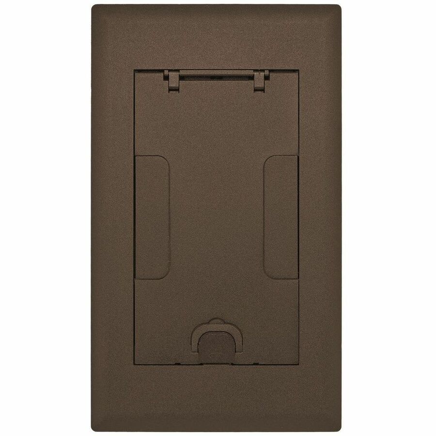 2G AFB CVR, FLUSH, BRONZE POWDER, SURFACE STYLE WITHOUT COVER INSERT,180 DEGREE