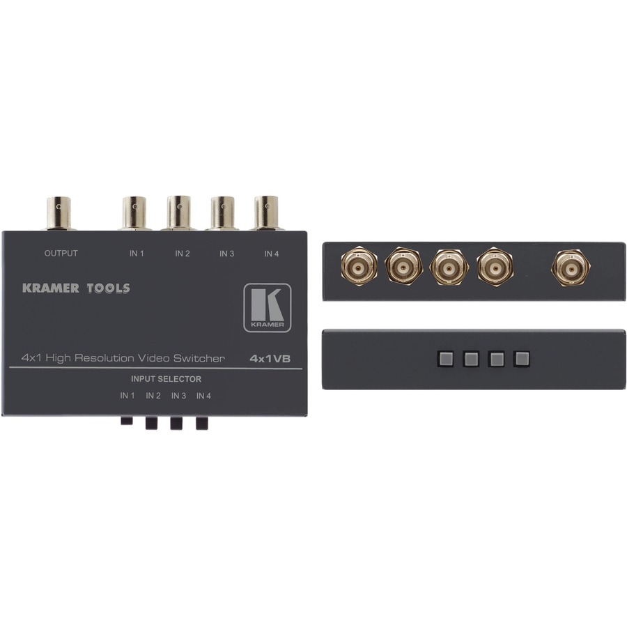 4X1COMPOSITE VIDEO MECHANICAL SWITCHER.