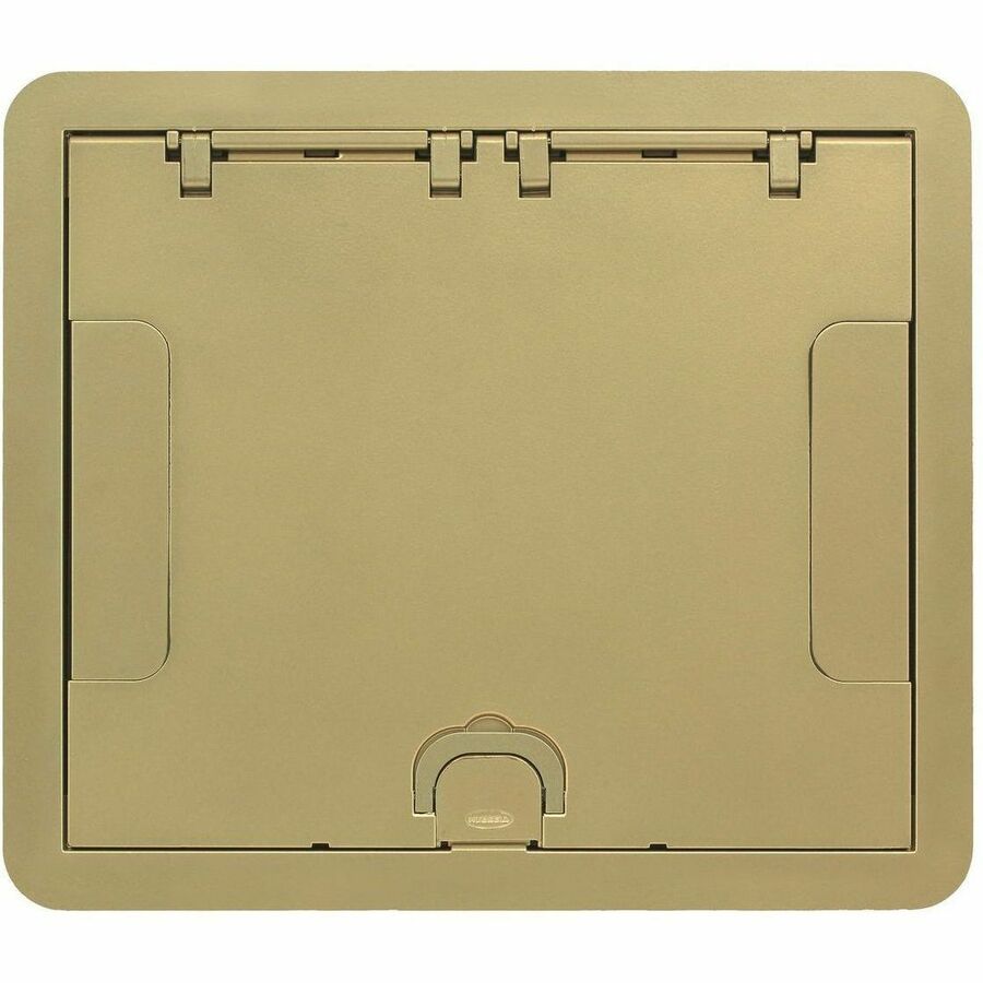 6/10G CARPET CVR, FLUSH, BRASS POWDER, SURFACE STYLE WITHOUT COVER INSERT,180 DE