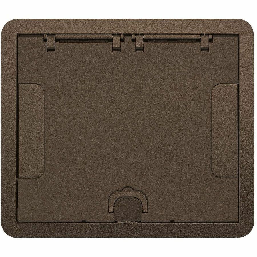 6/10G CARPET CVR, FLUSH, BRONZE POWDER, 180 DEGREE COVER OPENING TO LAY FLAT AND