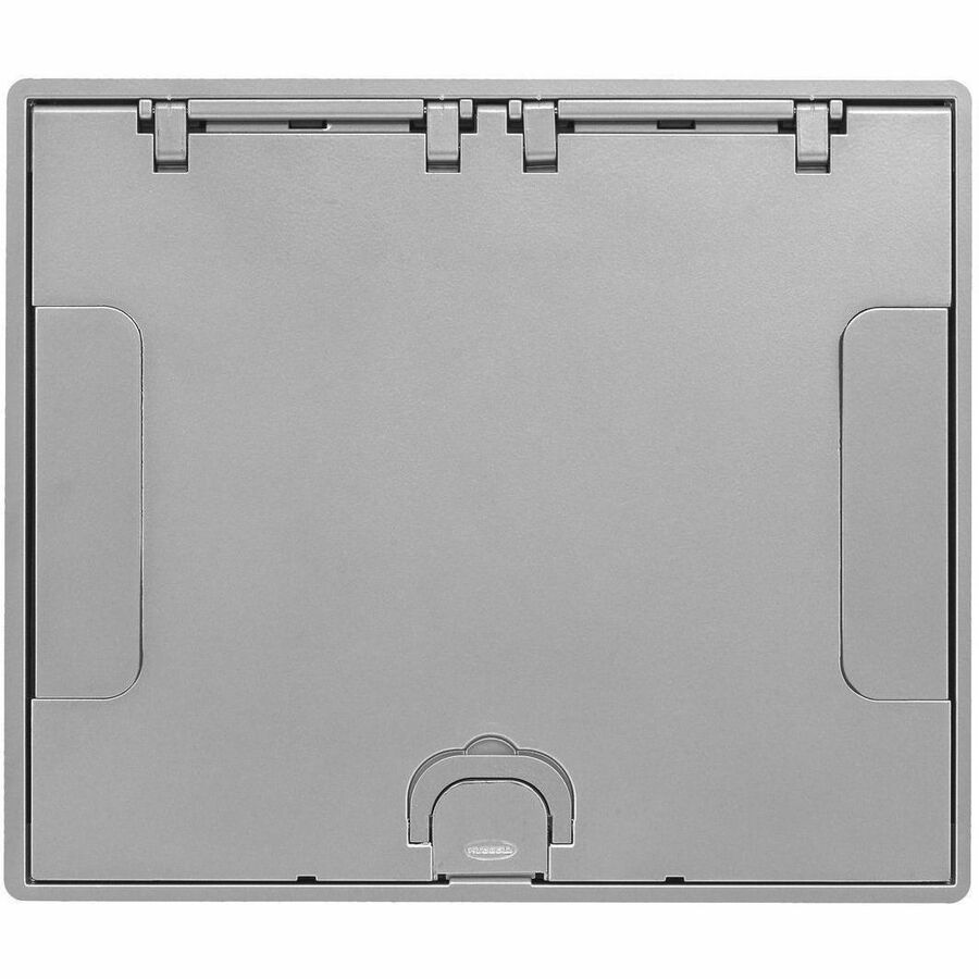 6/10G TILE CVR, FLUSH, ALUMINUM POWDER, FLUSH STYLE WITHOUT COVER INSERT, 180 DE