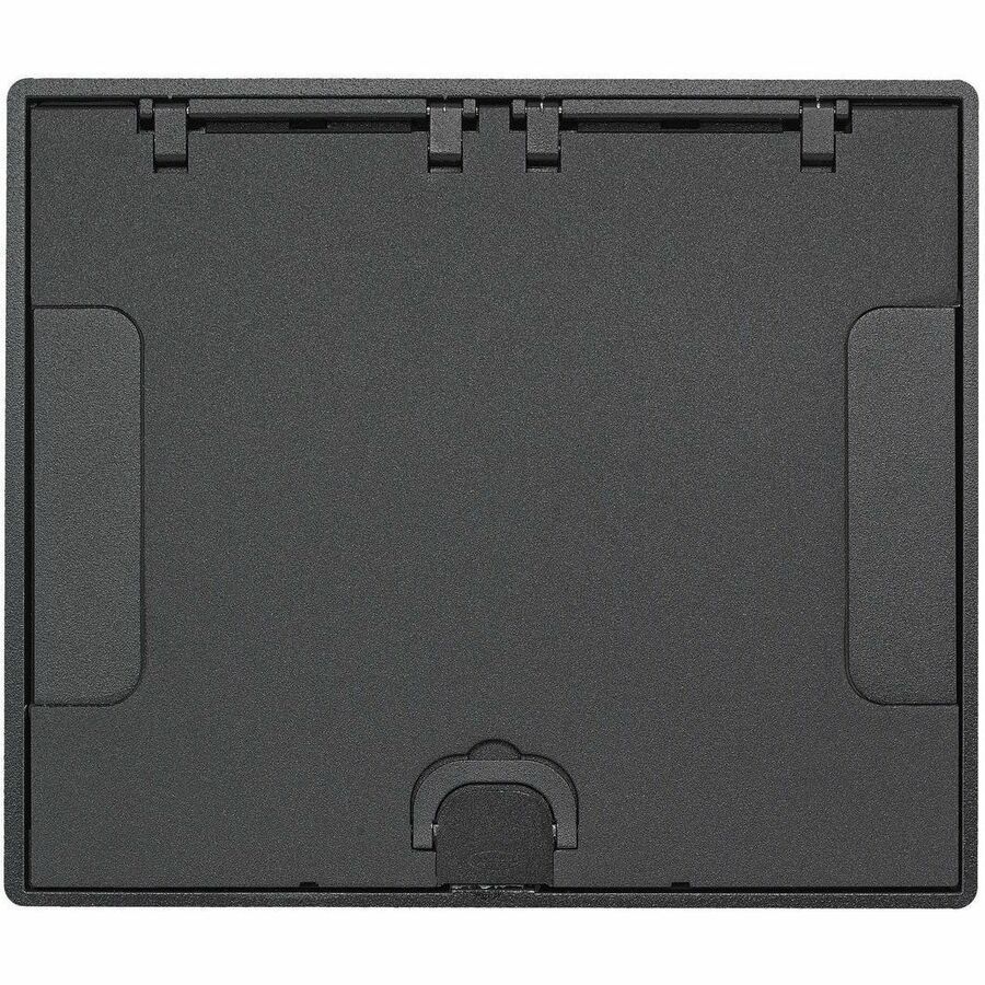6/10G TILE CVR, FLUSH, BLACK POWDER, 180 DEGREE COVER OPENING TO LAY FLAT AND RE