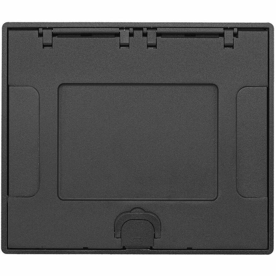 6/10G TILE CVR, INSERT, BLACK POWDER, 180 DEGREE COVER OPENING TO LAY FLAT AND R
