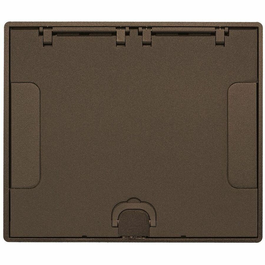 6/10G TILE CVR, FLUSH, BRONZE POWDER, FLUSH STYLE WITHOUT COVER INSERT, 180 DEGR
