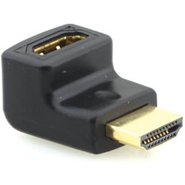 HDMI RIGHT ANGLE GENDER CHANGER.