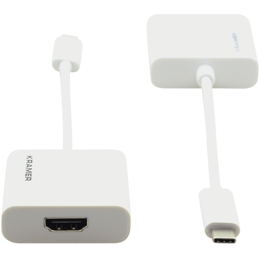 KRAMERS ADC-U31C/HF IS A USB 3.1 TYPE-C TO HDMI ADAPTER CABLE THAT LETS YOU OUTP