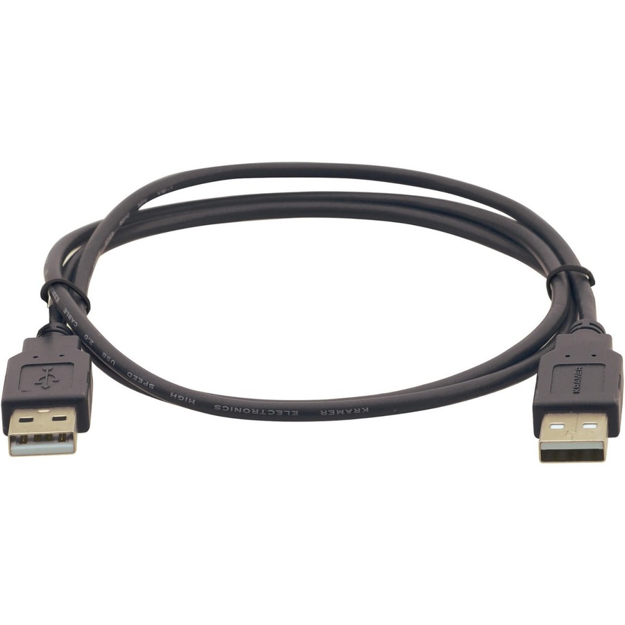 KRAMERS C-USB/AA IS A HIGH-SPEED USB 2.0 TYPE-A MALE TO TYPE-A MALE CABLE USED T