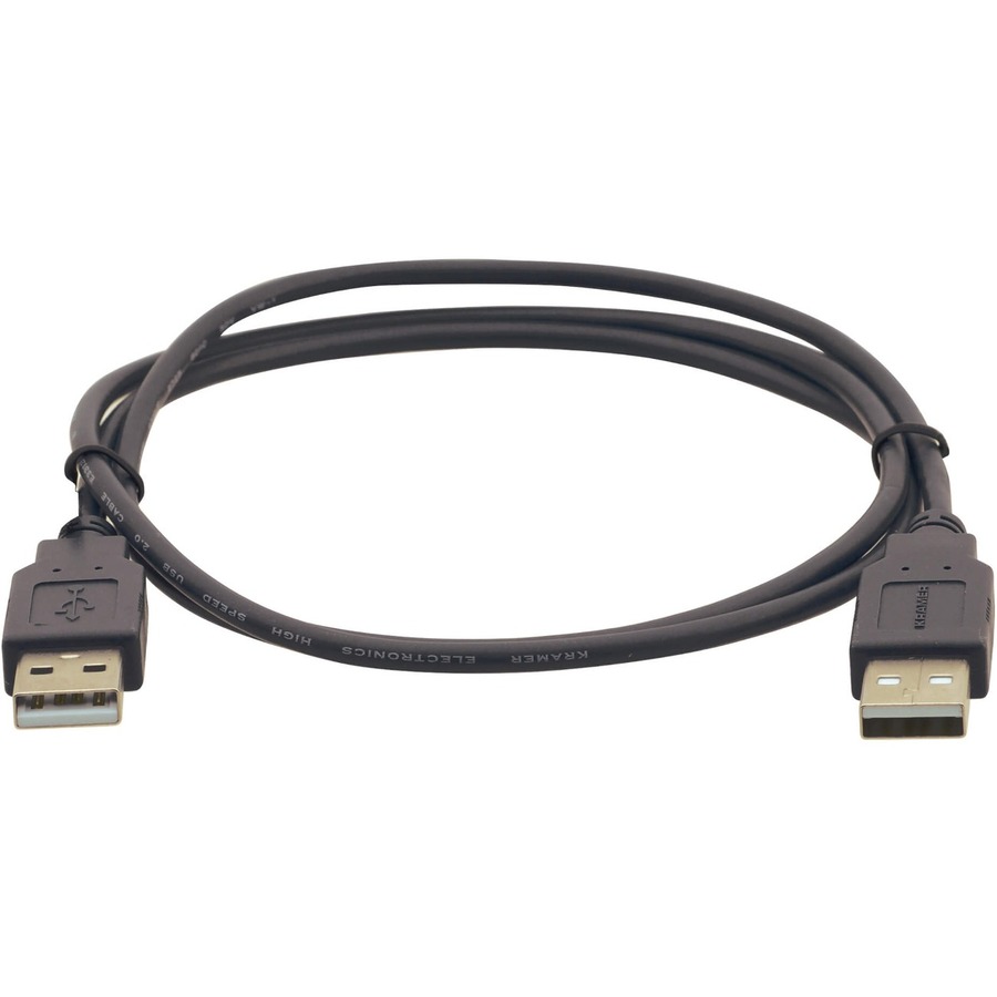 KRAMERS C-USB/AA IS A HIGH-SPEED USB 2.0 TYPE-A MALE TO TYPE-A MALE CABLE USED T