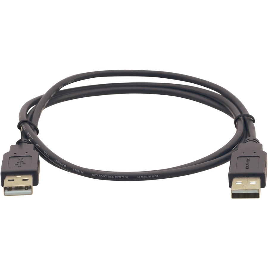 KRAMERS C-USB/AA IS A HIGH-SPEED USB 2.0 TYPE-A MALE TO TYPE-A MALE CABLE USED T