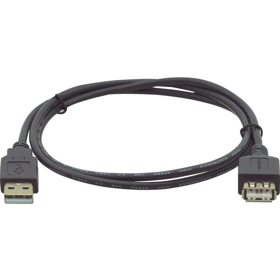 KRAMERS C-USB/AAE IS A HIGH-SPEED USB 2.0 TYPE-A MALE TO TYPE-A FEMALE CABLE USE