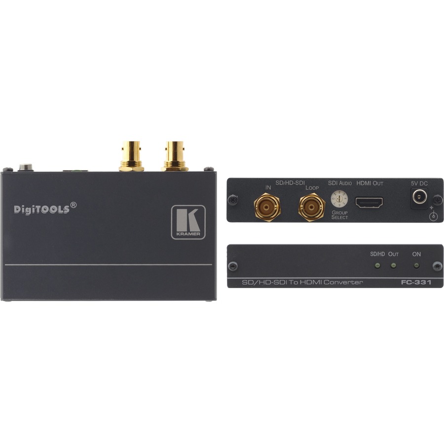 THE FC-331 IS A HIGH-PERFORMANCE FORMAT CONVERTER FOR VIDEO SIGNALS UP TO 3G HD-