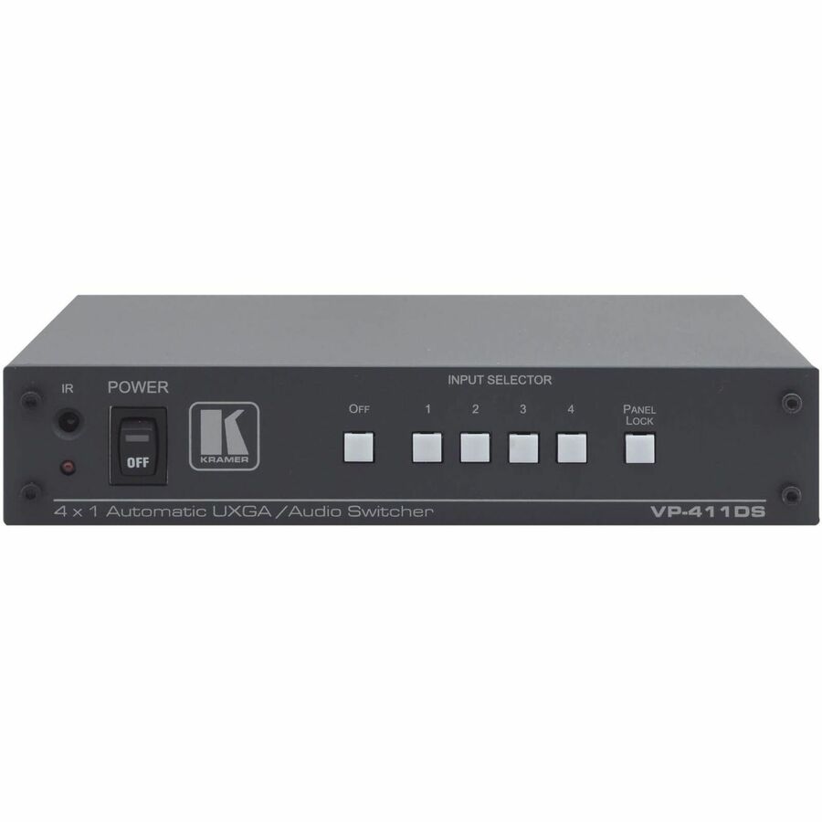 THE VP-411DS IS A HIGH-PERFORMANCE SWITCHER FOR COMPUTER GRAPHICS VIDEO SIGNALS,