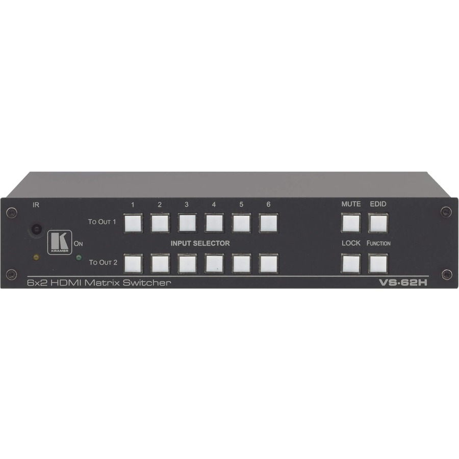 VS-62H IS A HIGH-QUALITY 6X2 MATRIX SWITCHER FOR 4K@60HZ (4:2:0) HDMI SIGNALS. I