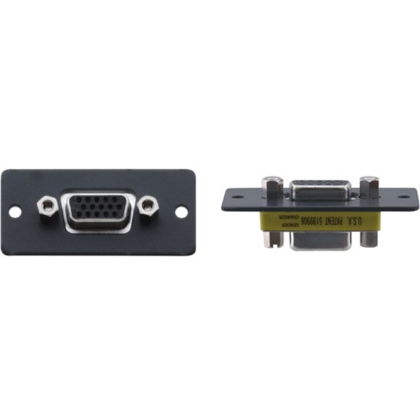 WX-2F(B). WALL PLATE INSERT - 15-PIN HD (F/F)