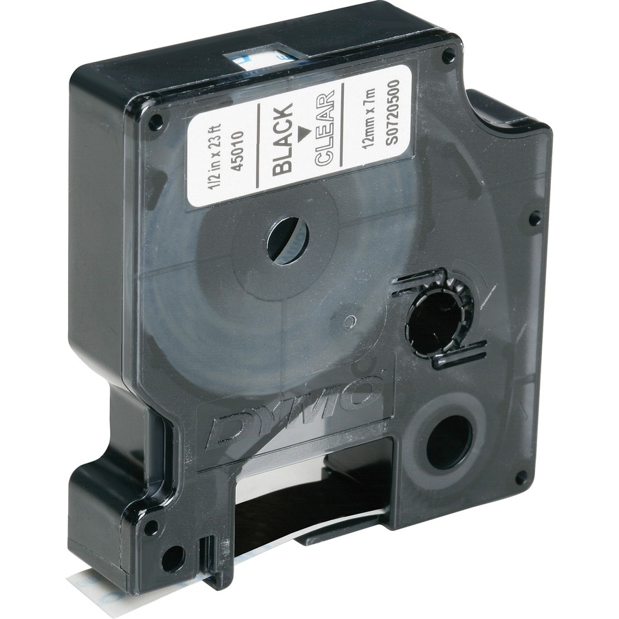 CARTRIDGE, LABEL, BLACK ON CLR, 1/2IN X