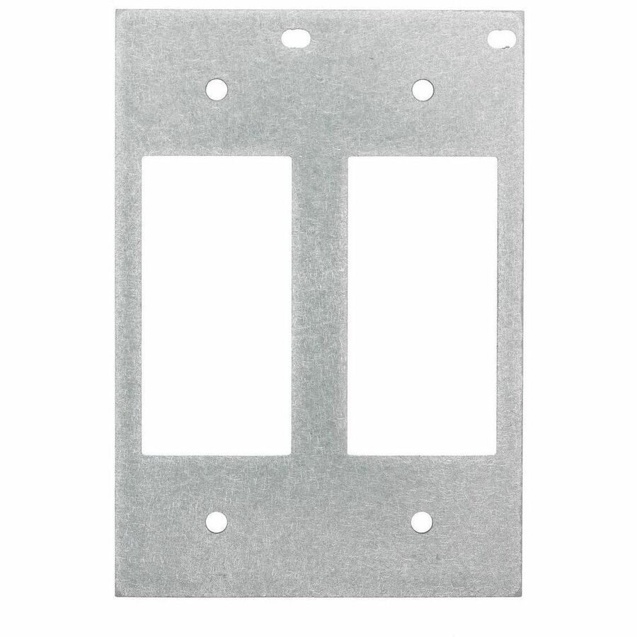 MOUNTING PLATE, 10-G, DOUBLE,RECTANG/GFI