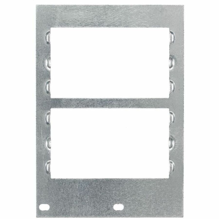 MOUNTING PLATE, 10-G, DOUBLE, 6-UNIT