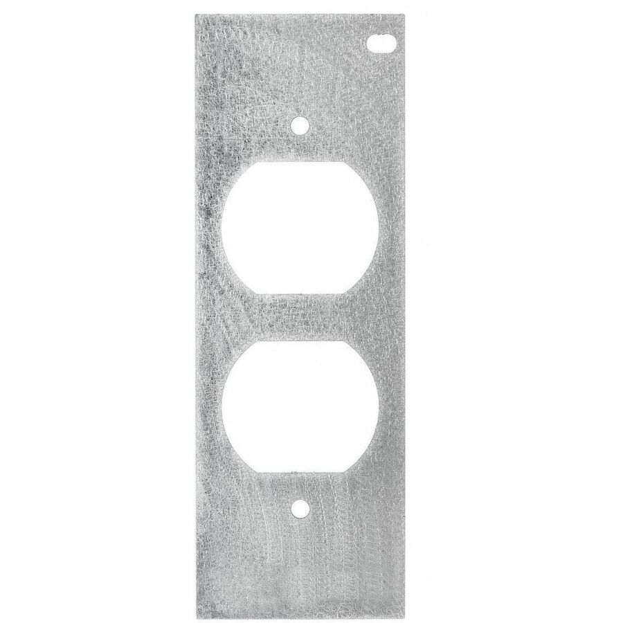 MOUNTING PLATE, 10-GANG, SINGLE, DUPLEX
