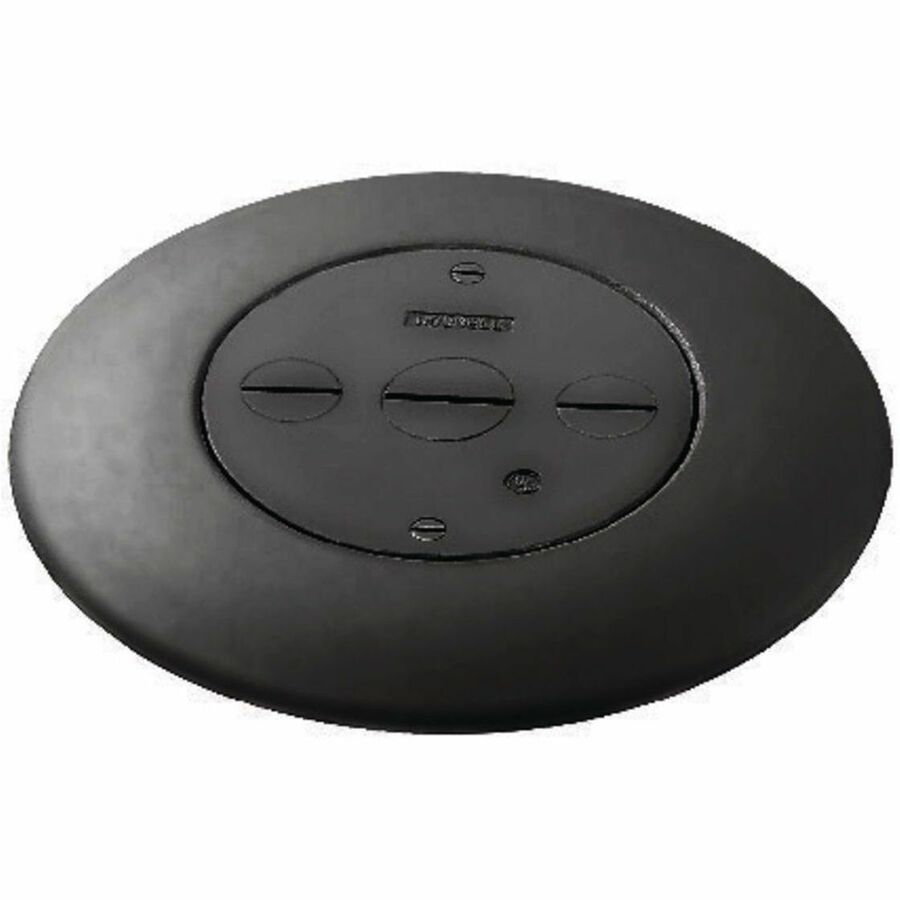 3 SERV FLUSH FURNIT FEED PLT, BK - FOR USE WITH PT73SD - ALUMINUM COVER FLANGE -