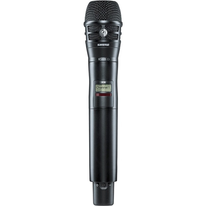 AXIENT DIGITAL AD HANDHELD TRANSMITTER WITH KSM8 MICROPHONE CARTRIDGE BLACK (DUA
