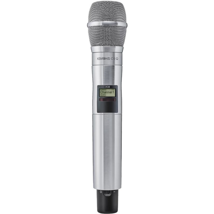 AXIENT DIGITAL AD HANDHELD TRANSMITTER WITH KSM9HS MICROPHONE CARTRIDGE BLACK (C