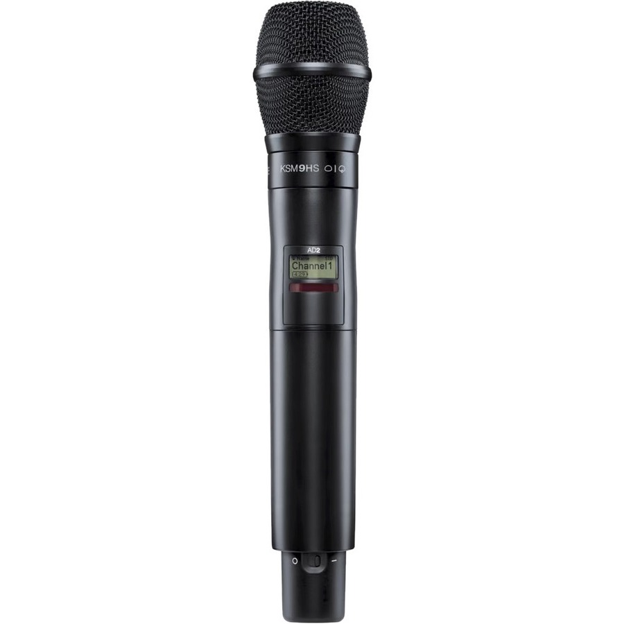 AXIENT DIGITAL AD HANDHELD TRANSMITTER WITH KSM9HS MICROPHONE CARTRIDGE BLACK (C