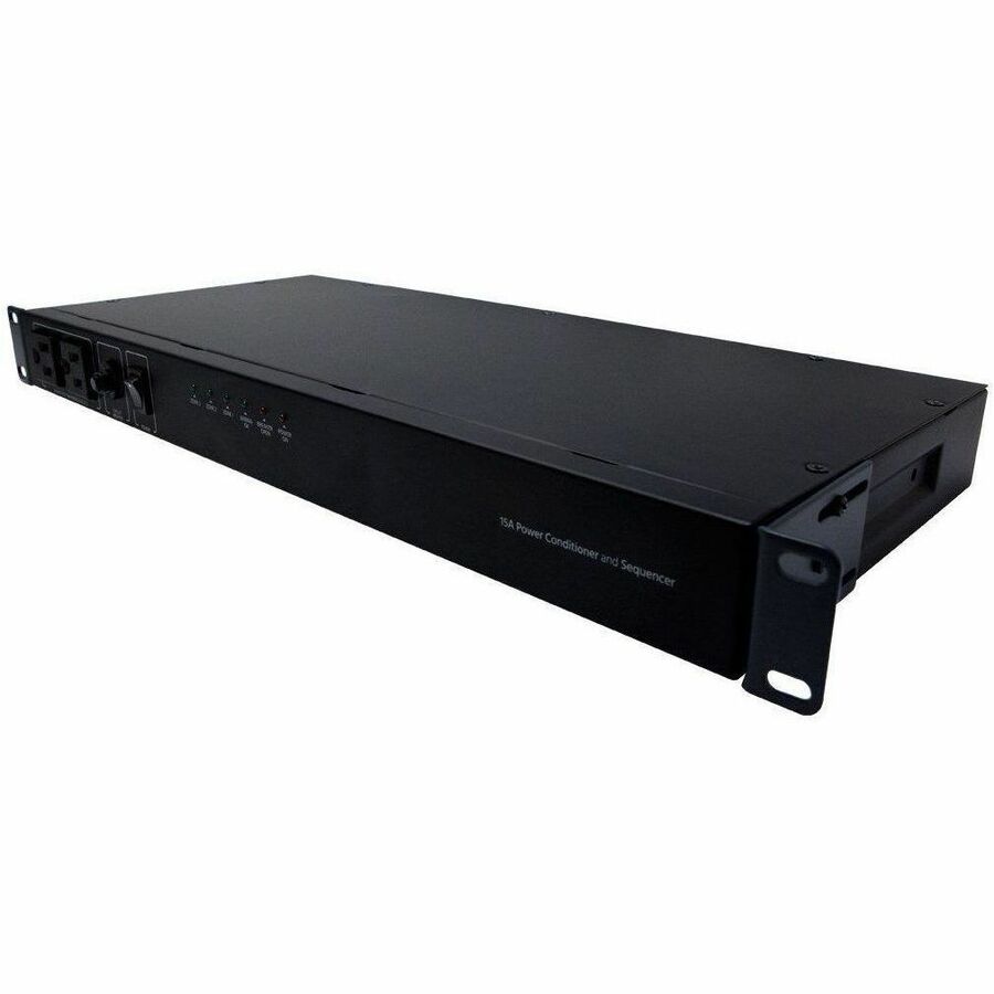 STAGE RIGHT BY MONOPRICE 15A POWER CONDITIONER AND SEQUENCER WITH 8 OUTLETS AND