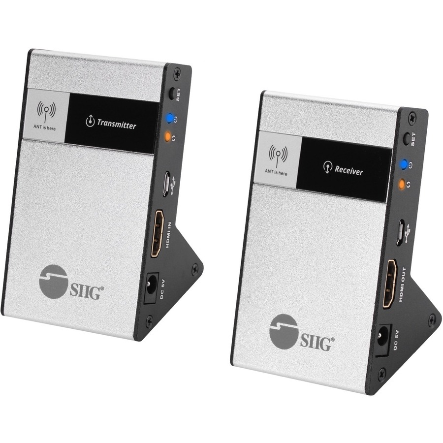 SIIG 4K HDMI WIRELESS EXTENDER KIT 4K30HZ, UP TO 98 FT (30M) (CE-H23Q11-S1)