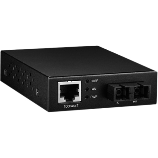 10/100T(X) TO FIBER CONVERTER, SINGLE-MODE, SC CONNECTOR (US ADAPTER)SINGLE-MODE